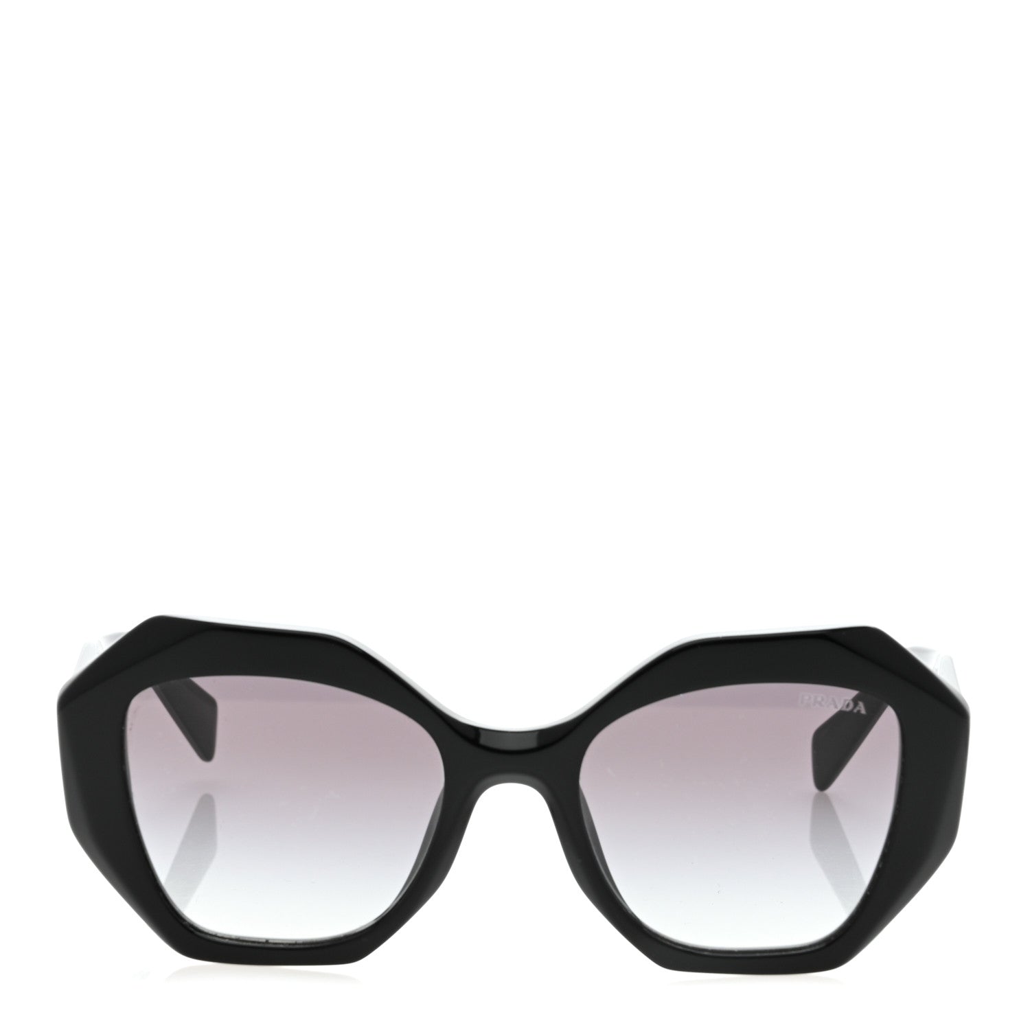 Prada Acetate Sunglasses SPR 16W Black 2 of 8