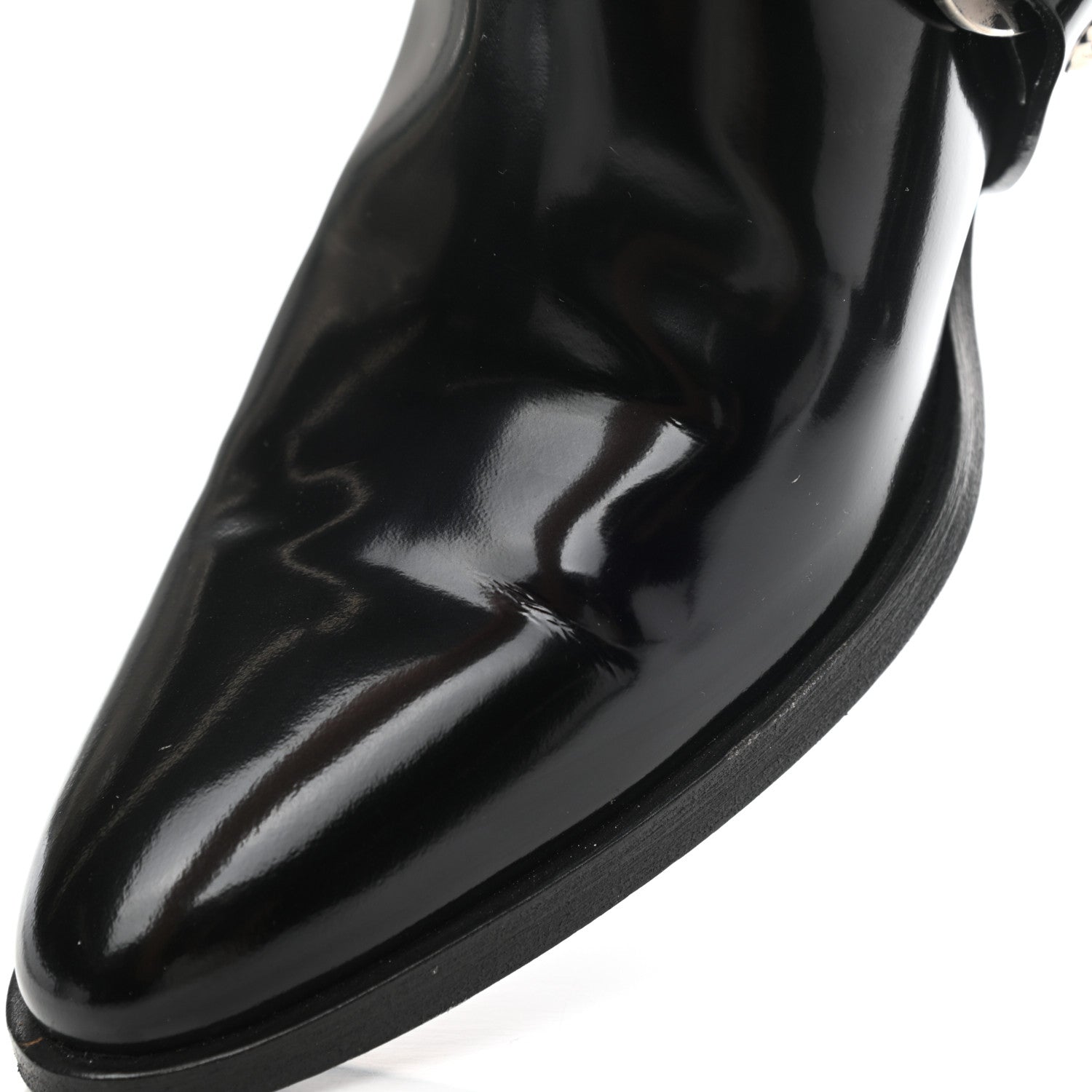 Louis Vuitton Calfskin Monogram Rhapsody Ankle Boots 37 Black 11 of 11
