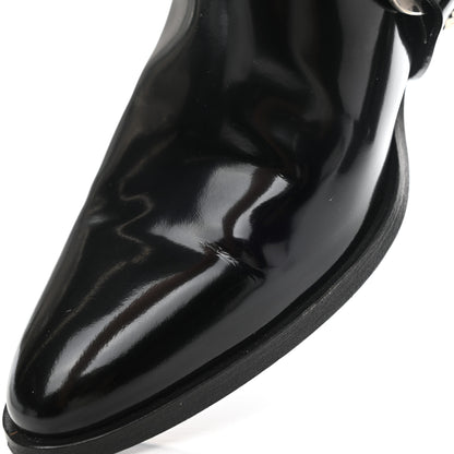 Louis Vuitton Calfskin Monogram Rhapsody Ankle Boots 37 Black 11 of 11