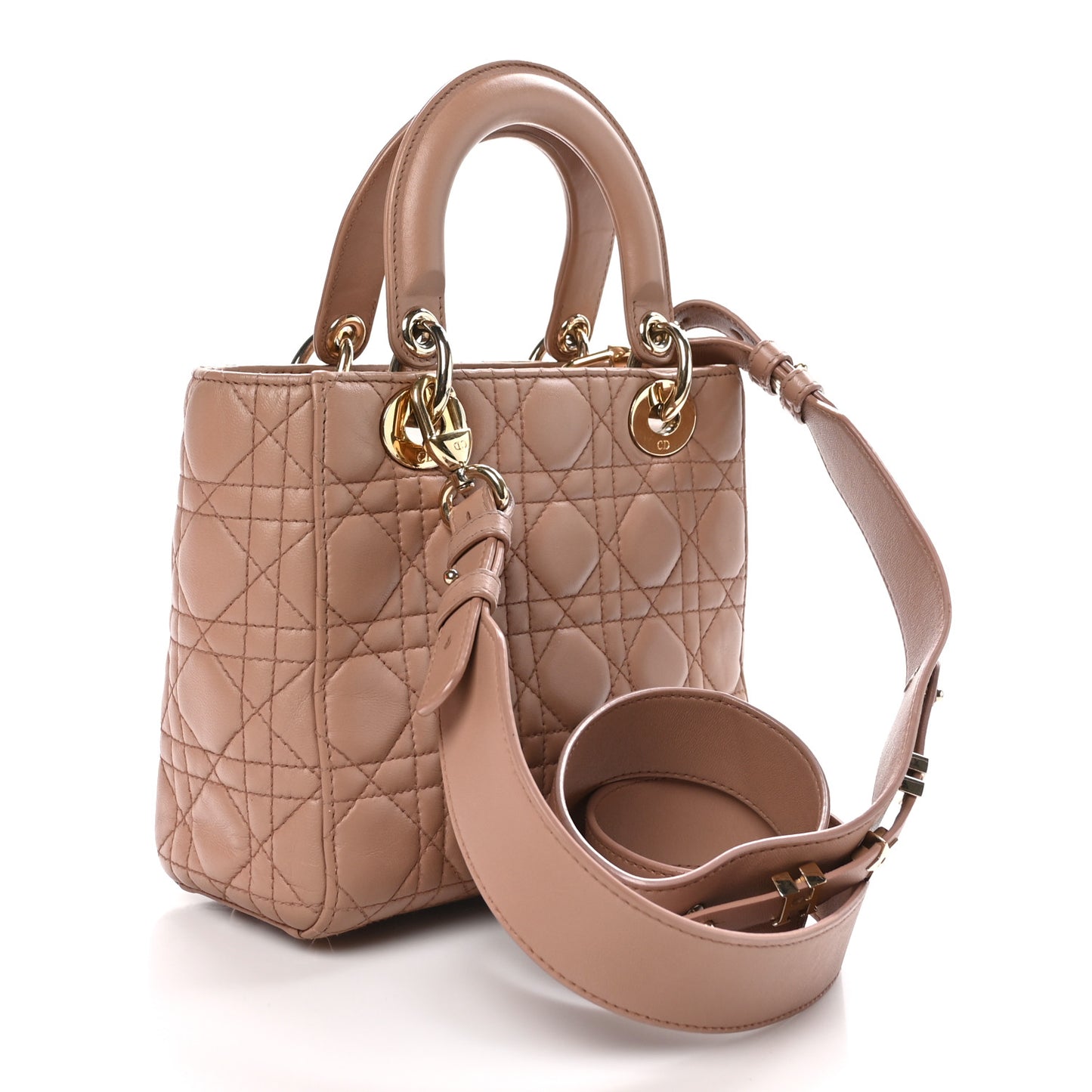 Lambskin Cannage Small My ABCDior Lady Dior Blush