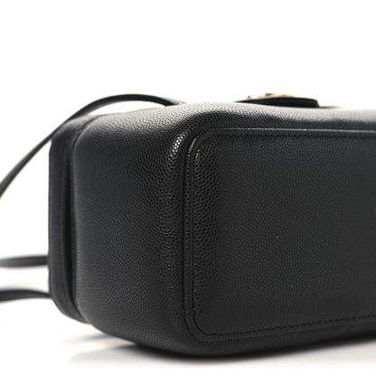 Chanel Shiny Caviar Preppy Coco Long Vanity With Strap Black 9 of 11