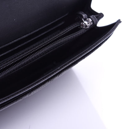 Chanel Caviar Quilted Medium Boy Flap Wallet Black 5 of 8
