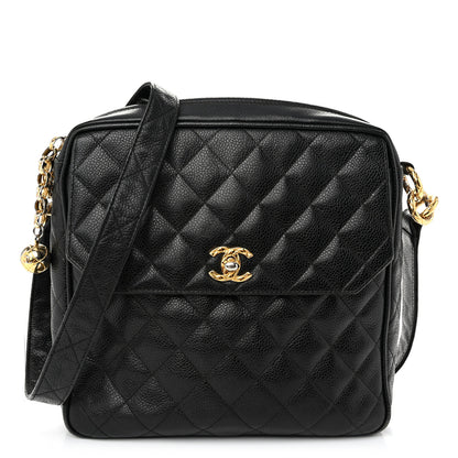 Chanel Caviar Quilted Flap Shoulder Bag Black 1 of 11