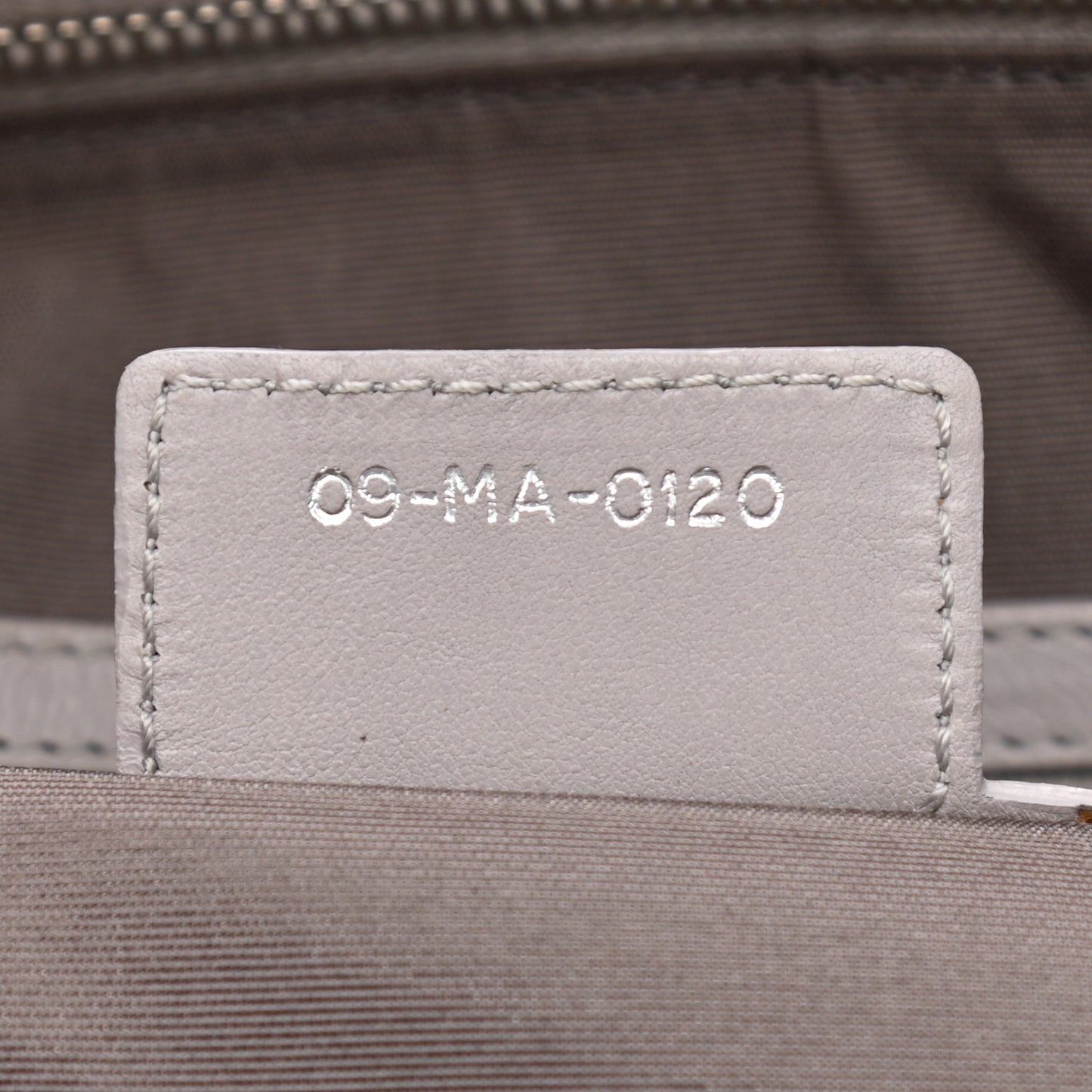 Lambskin Cannage Medium Granville Tote Grey
