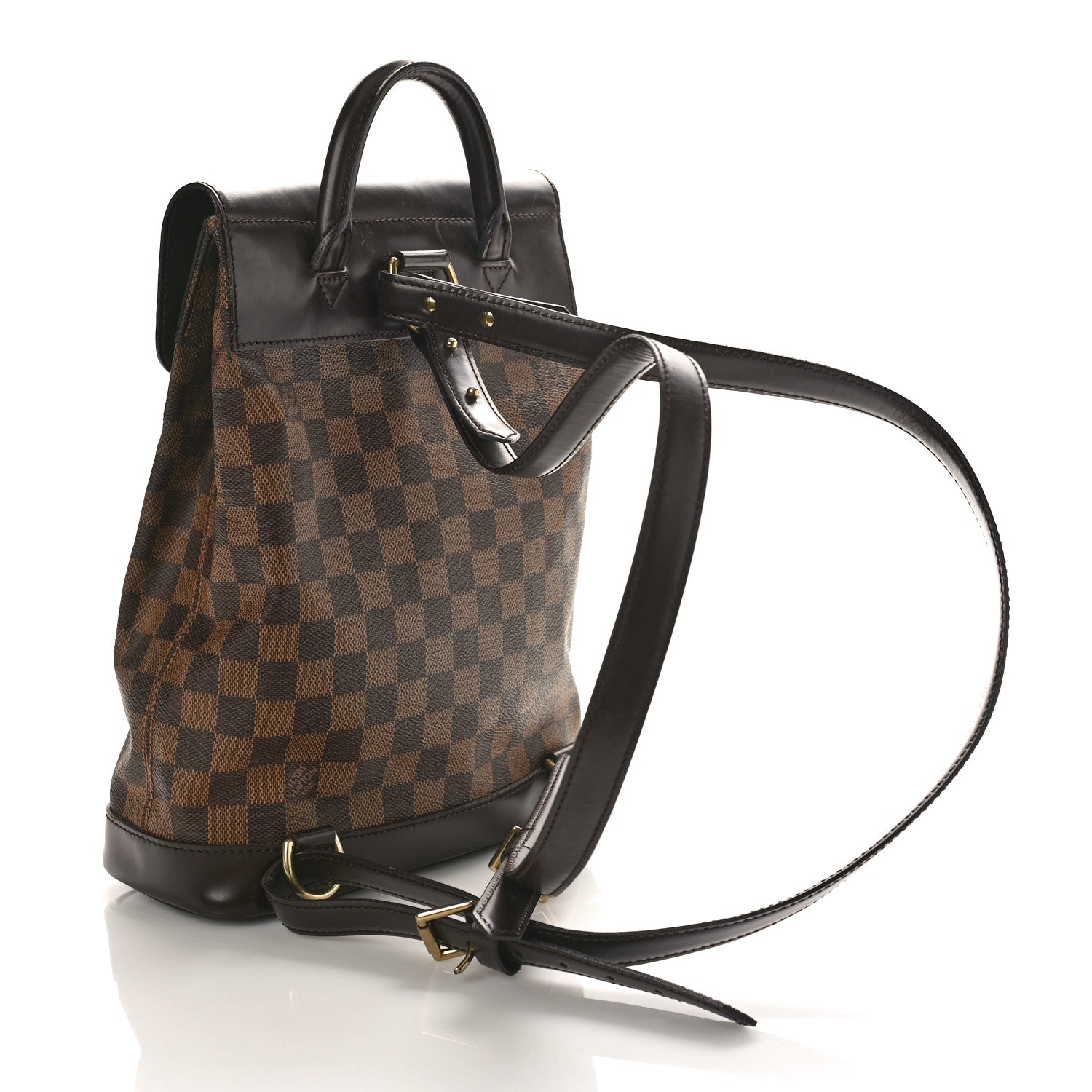 Louis Vuitton Damier Ebene Soho Backpack 2 of 8