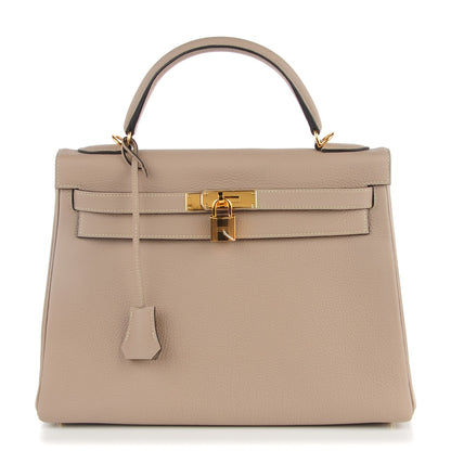 Hermes Togo Kelly Retourne 32 Gris Tourterelle 1 of 23