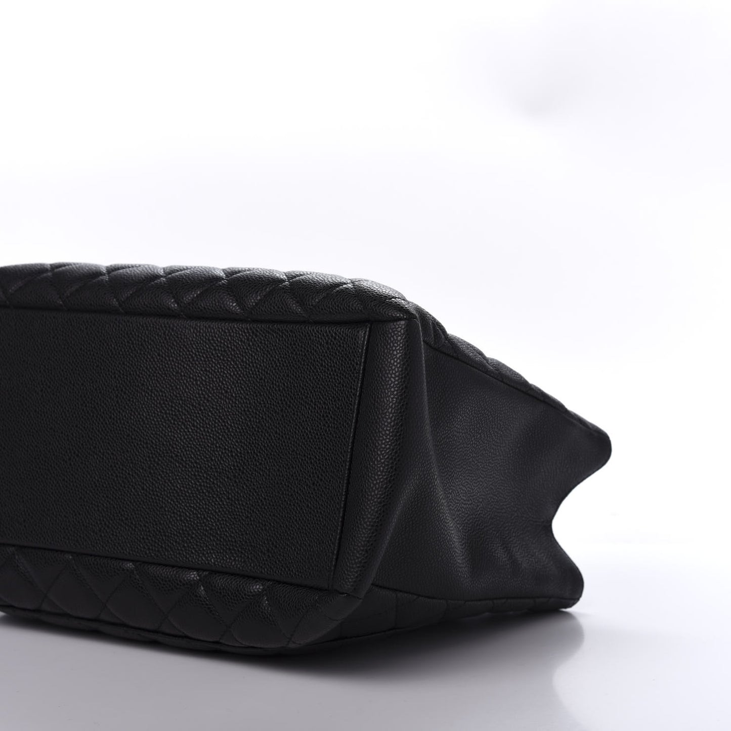 Caviar Quilted Grand Shopping Tote GST Black