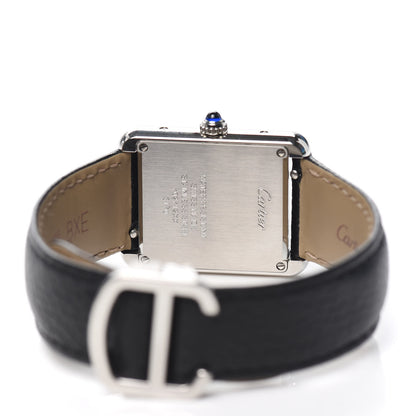 Cartier Stainless Steel Calfskin 24mm Tank Solo Quartz Watch 5 of 7