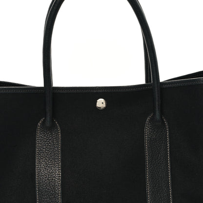 Hermes Toile Vache Country Garden Party 36 Black 8 of 13