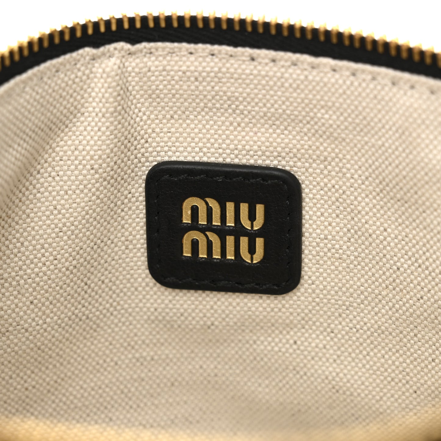 Nappa Aviator Mini Pouch Black