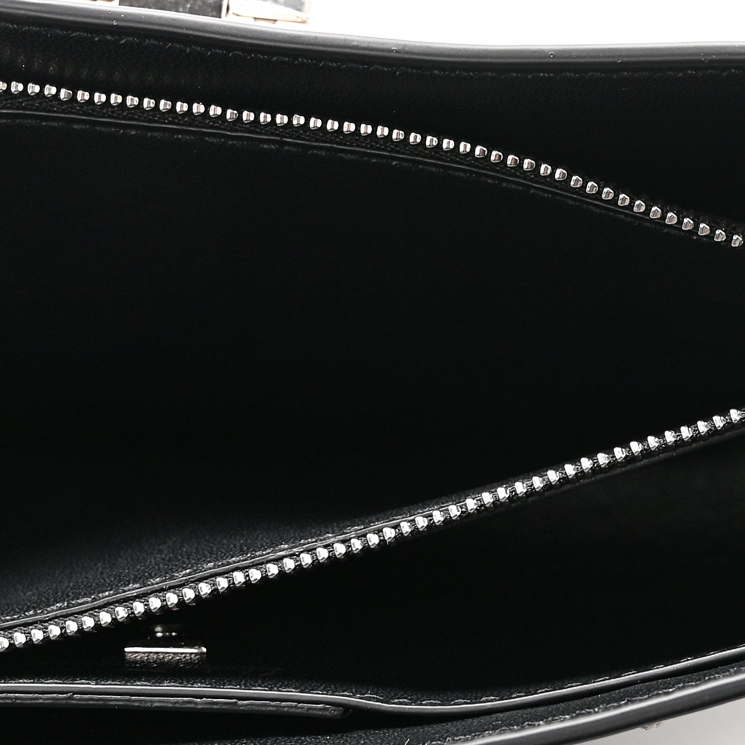 Salvatore Ferragamo Calfskin Studded Trifolio Shoulder Bag Black 5 of 9