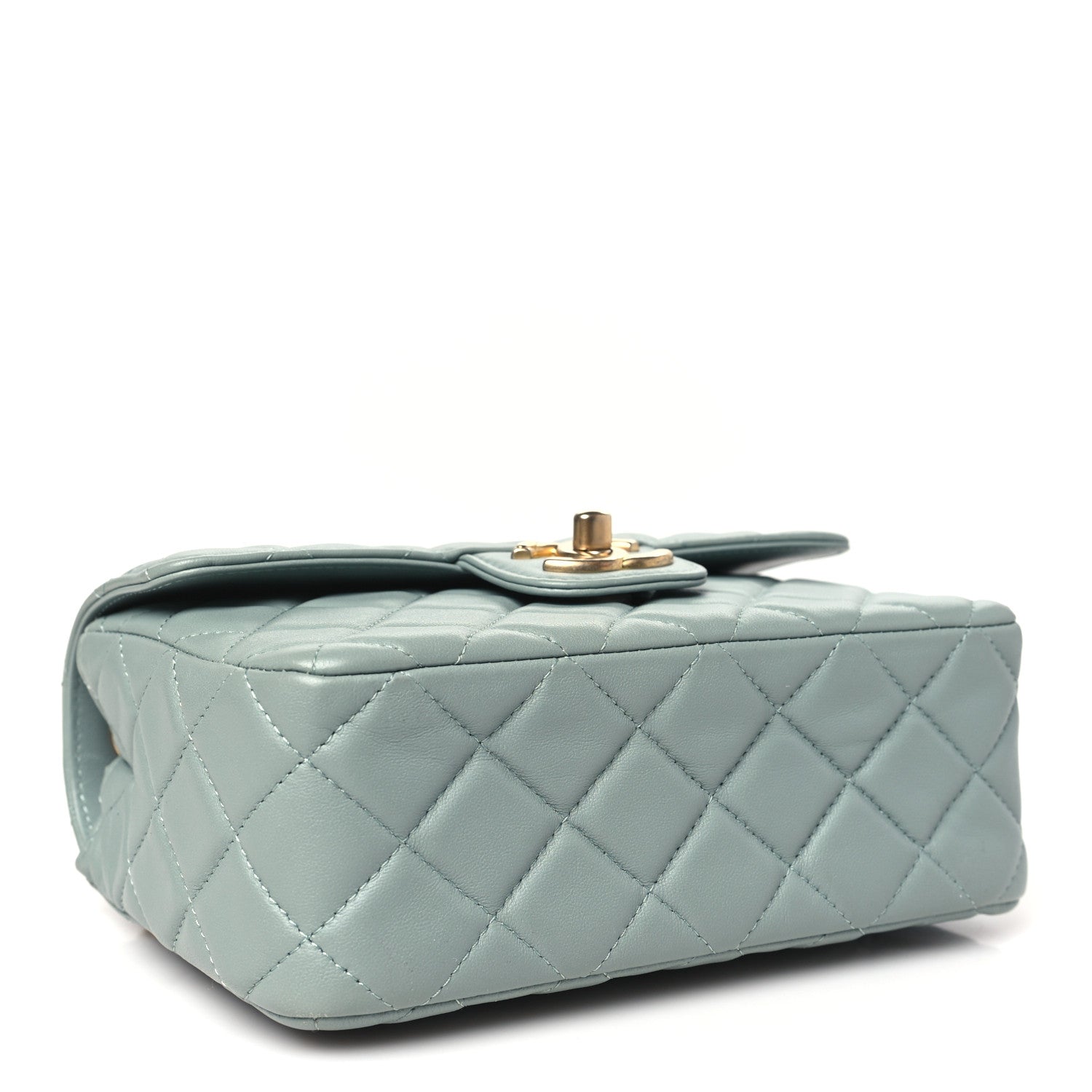 Chanel Lambskin Quilted Casino Chips Small Flap Grey 4 of 10