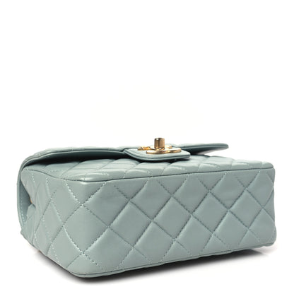 Chanel Lambskin Quilted Casino Chips Small Flap Grey 4 of 10