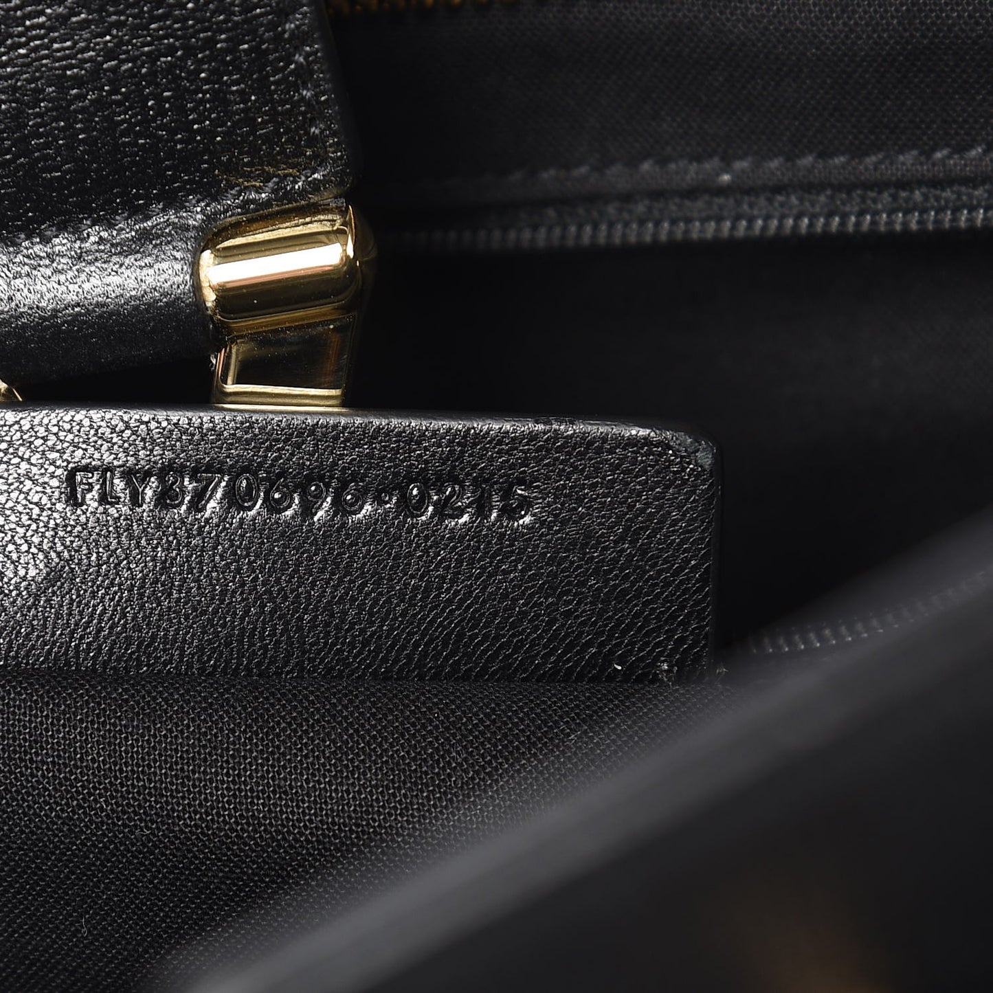 Textured Calfskin Medium Classic Y Cabas Black