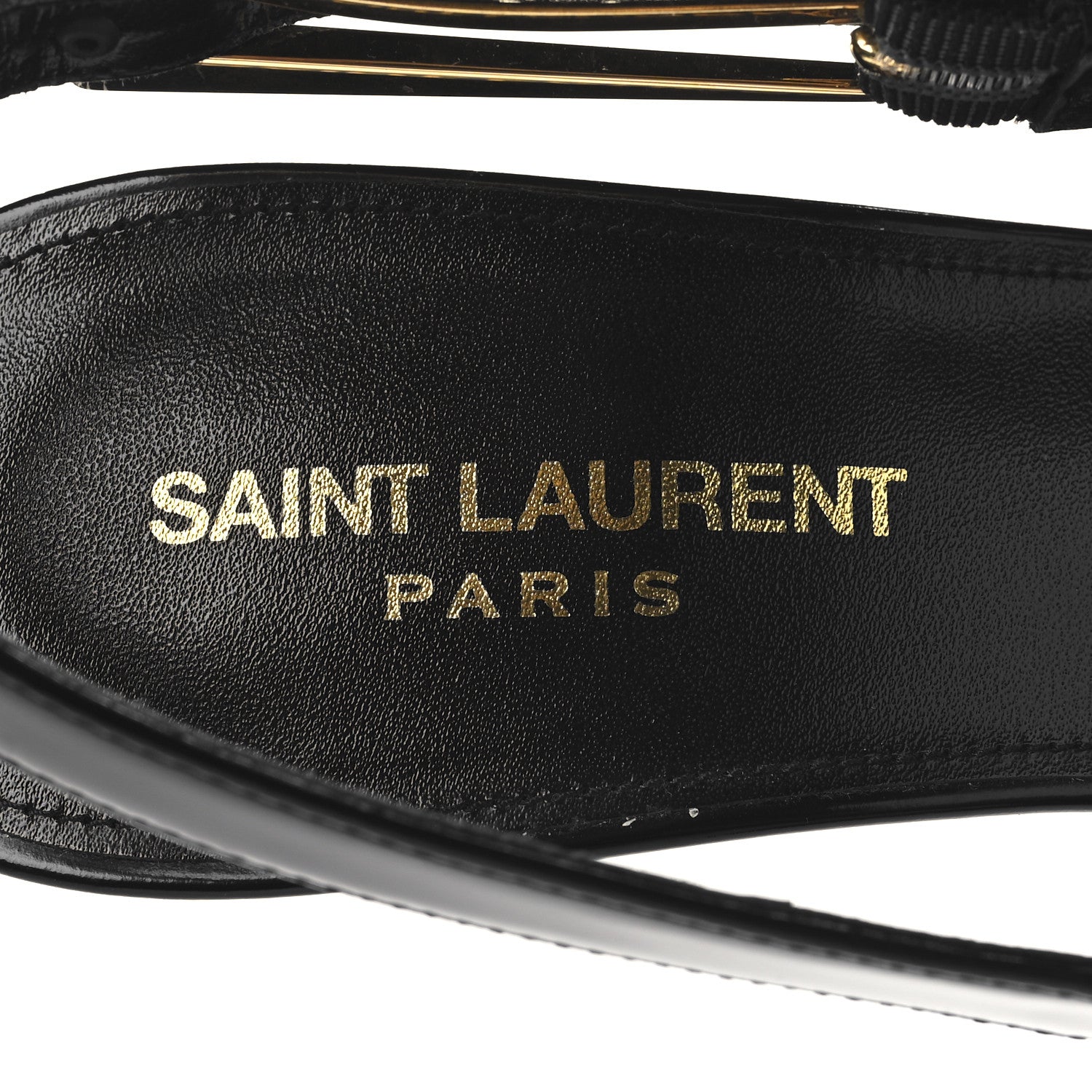 Saint Laurent Vitello Marilyn Lee 75 Slingback Pumps 39 Black 9 of 10