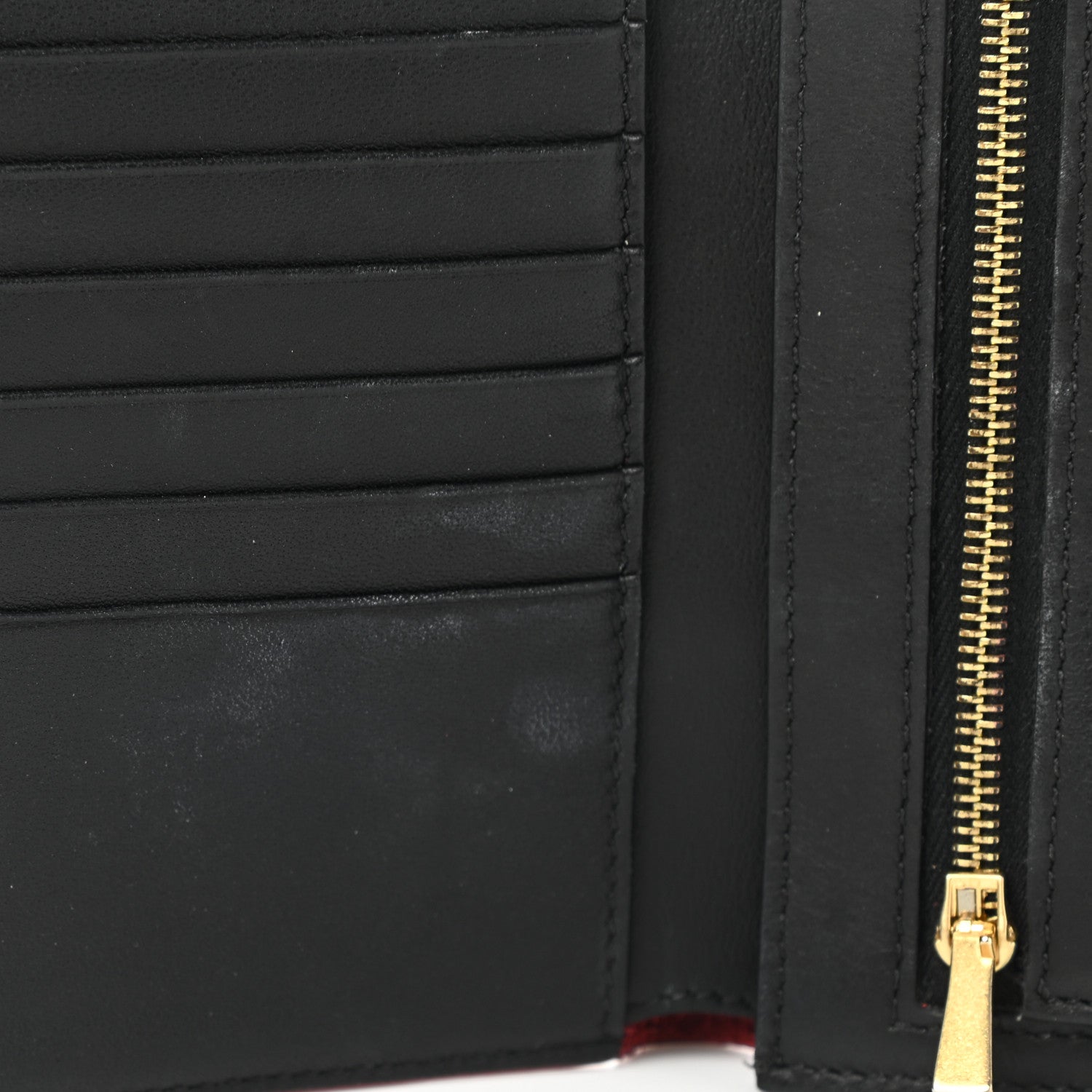 Celine Smooth Calfskin Medium Multifunction Strap Wallet Coquelicot 8 of 8