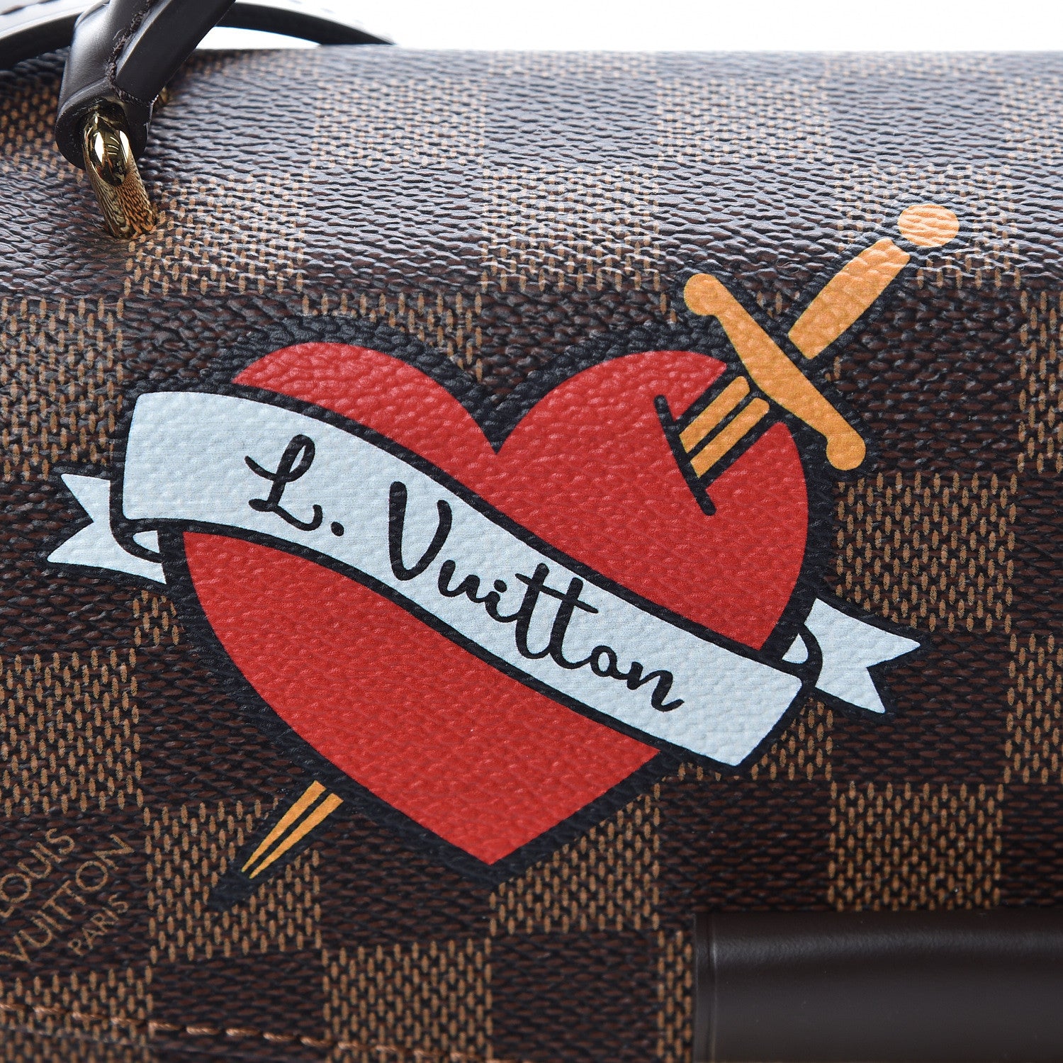 Louis Vuitton Damier Ebene Patches Croisette 10 of 14