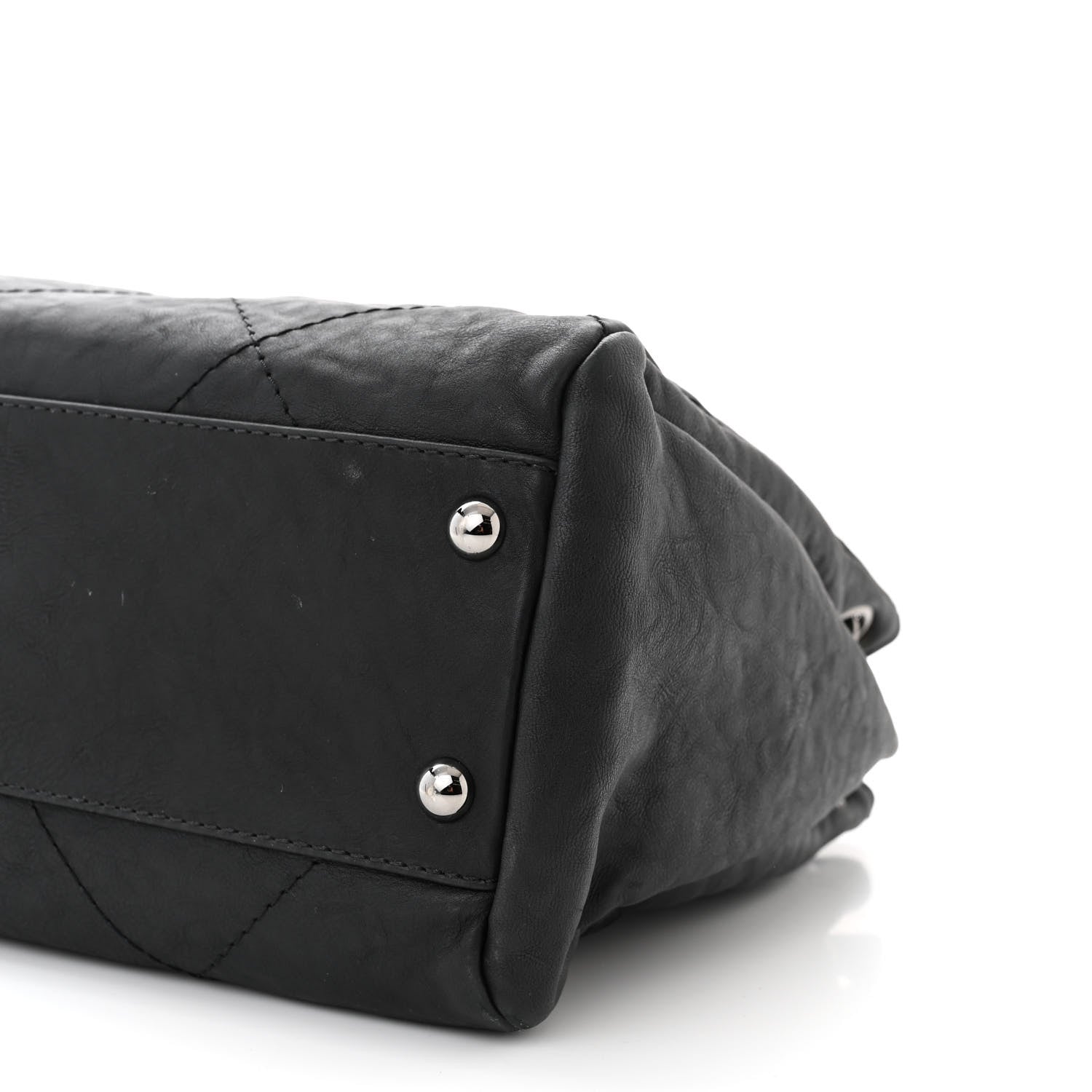 Chanel Calfskin Quilted Large Hamptons Flap Black 10 of 11