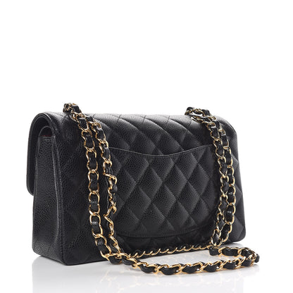 Chanel Caviar Quilted Small Double Flap Black 3 of 10