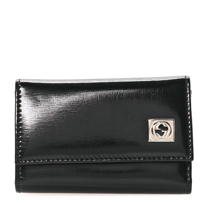 Gucci Patent 6 Key Holder Case Black 1 of 7