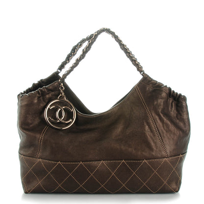 Chanel Metallic Calfskin Baby Coco Cabas Bronze 1 of 8