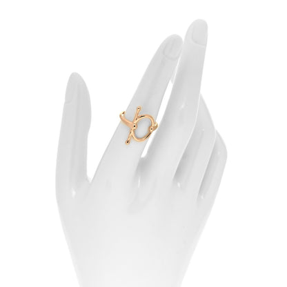 Hermes 18K Rose Gold PM Filet D'Or Ring 54 6.75 2 of 5