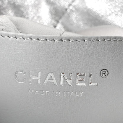 Chanel Metallic Lambskin Quilted Mini Chanel 22 Silvery 6 of 10