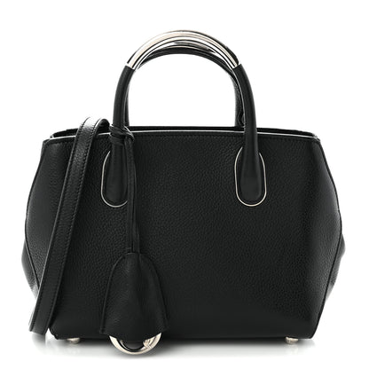 Christian Dior Grained Calfskin Small Open Bar Tote Black 1 of 11