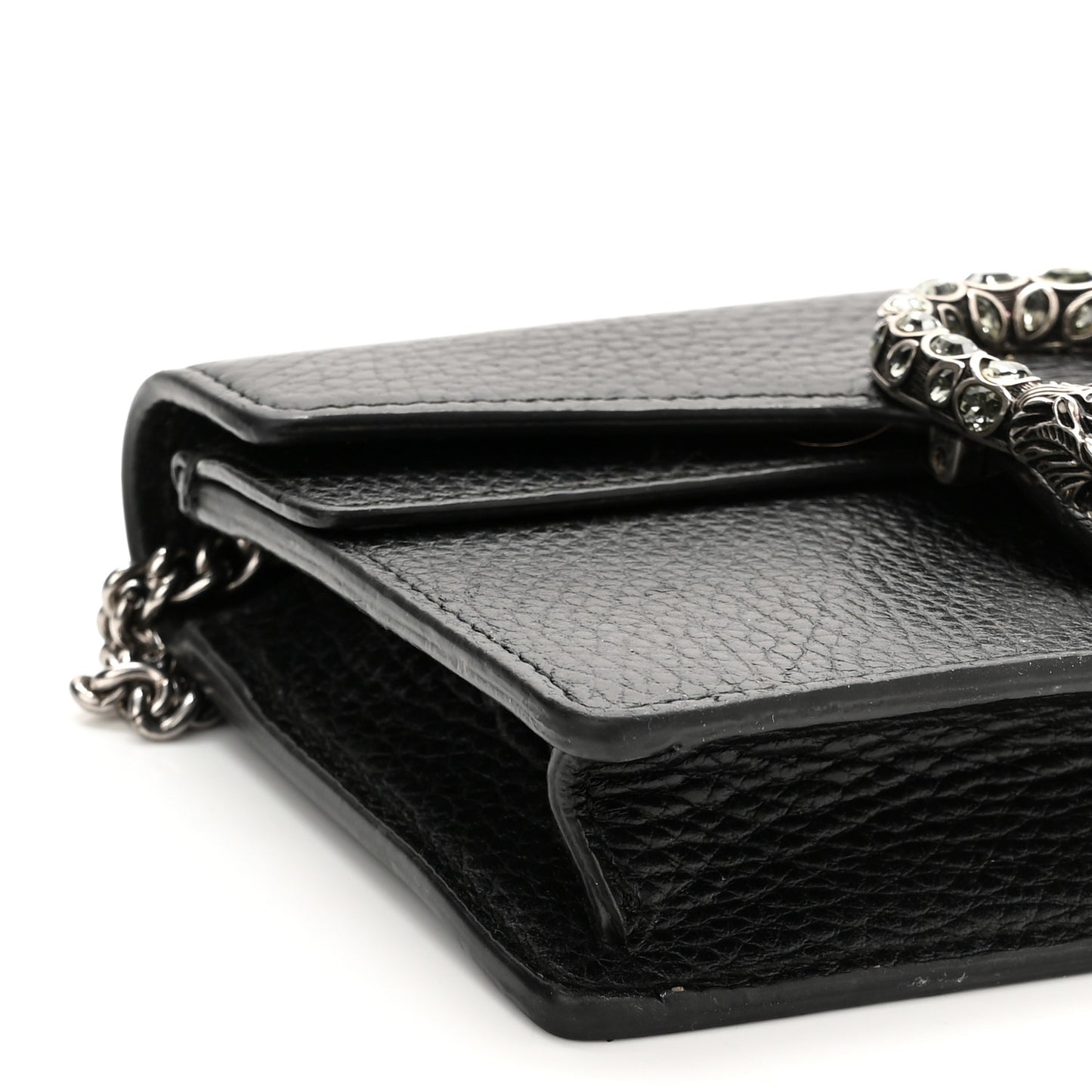 Calfskin Super Mini Dionysus Shoulder Bag Black