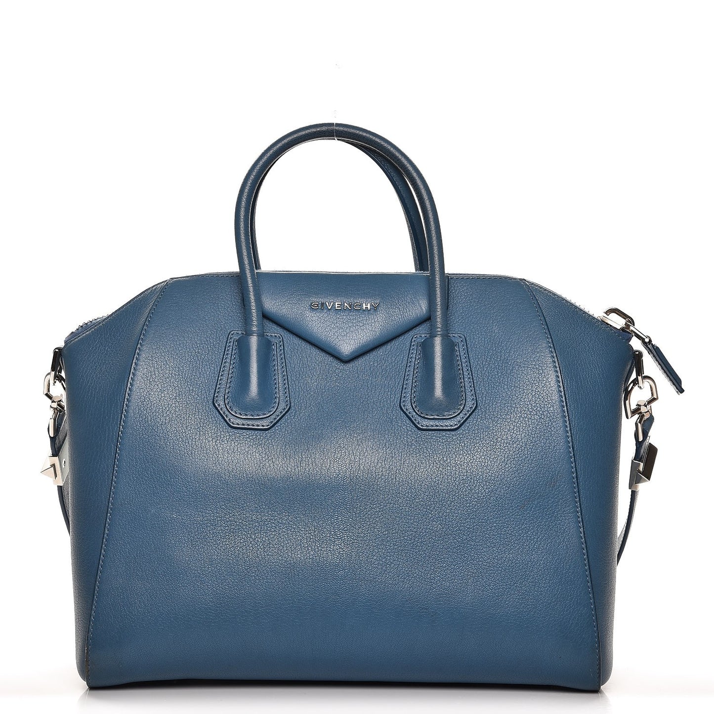 Sugar Goatskin Medium Antigona Medium Blue
