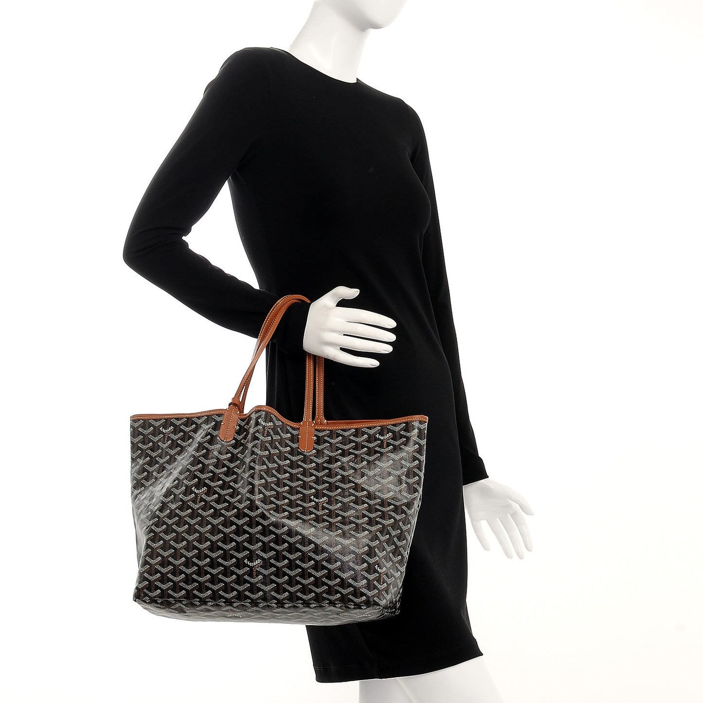 Goyardine Saint Louis PM Black Gold