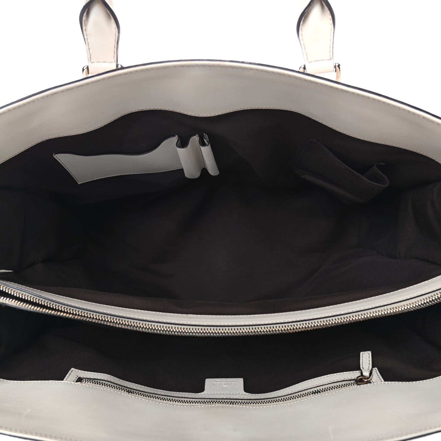 Gucci Guccissima Piston Tote Off White 5 of 19