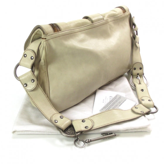 Christian Dior Leather Gaucho Ivory 3 of 11