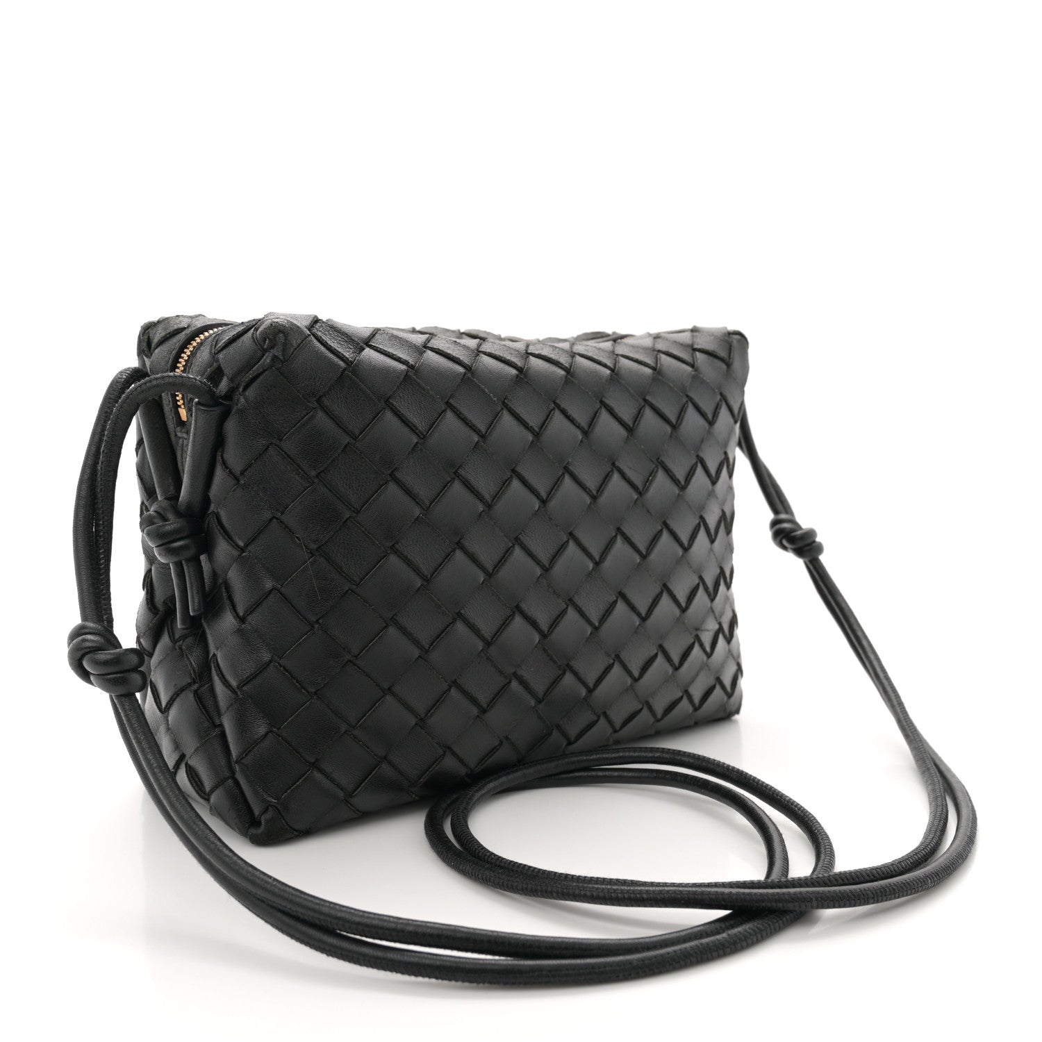 Bottega Veneta Nappa Intrecciato Small Loop Camera Bag Black 3 of 11