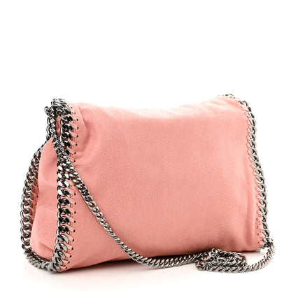Stella McCartney Shaggy Deer Mini Falabella Fold Over Tote Pink 3 of 10