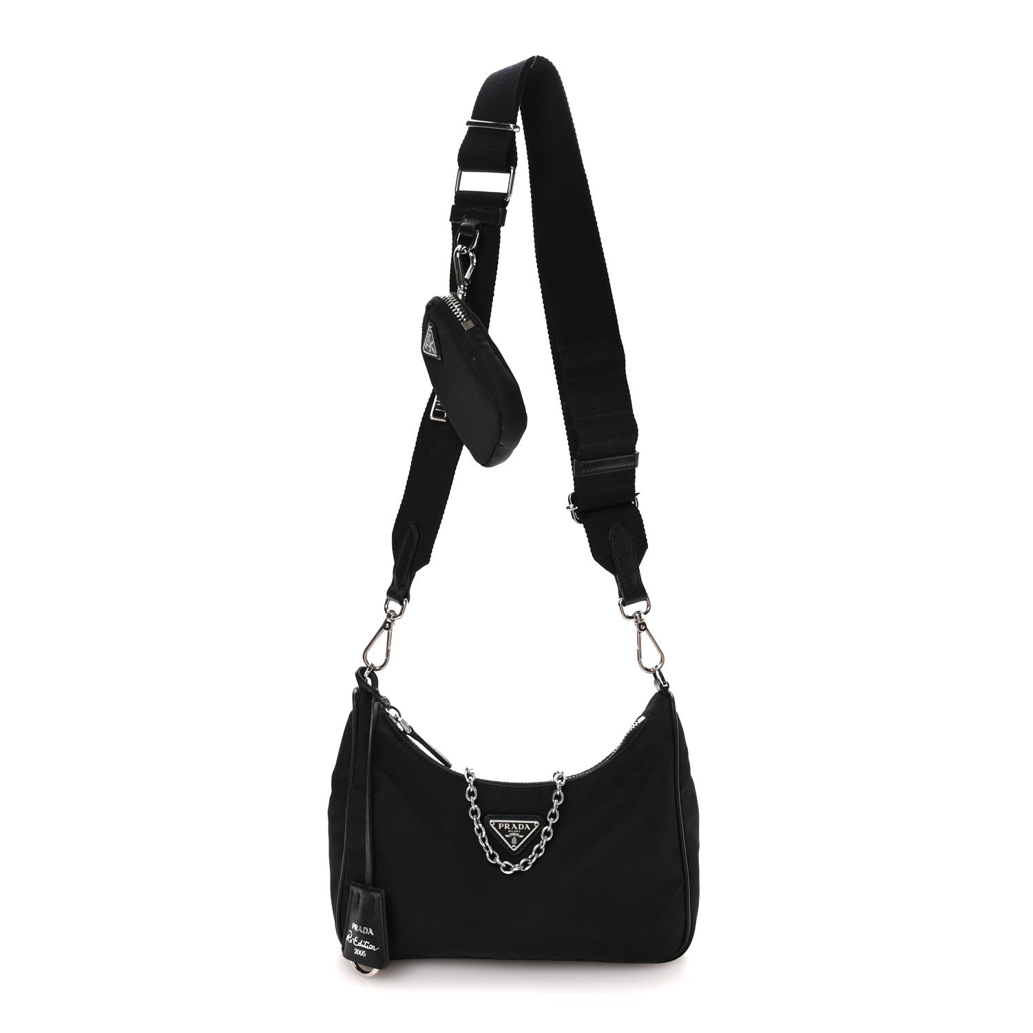 Prada Nylon Re-Edition 2005 Shoulder Bag Black 1 of 12