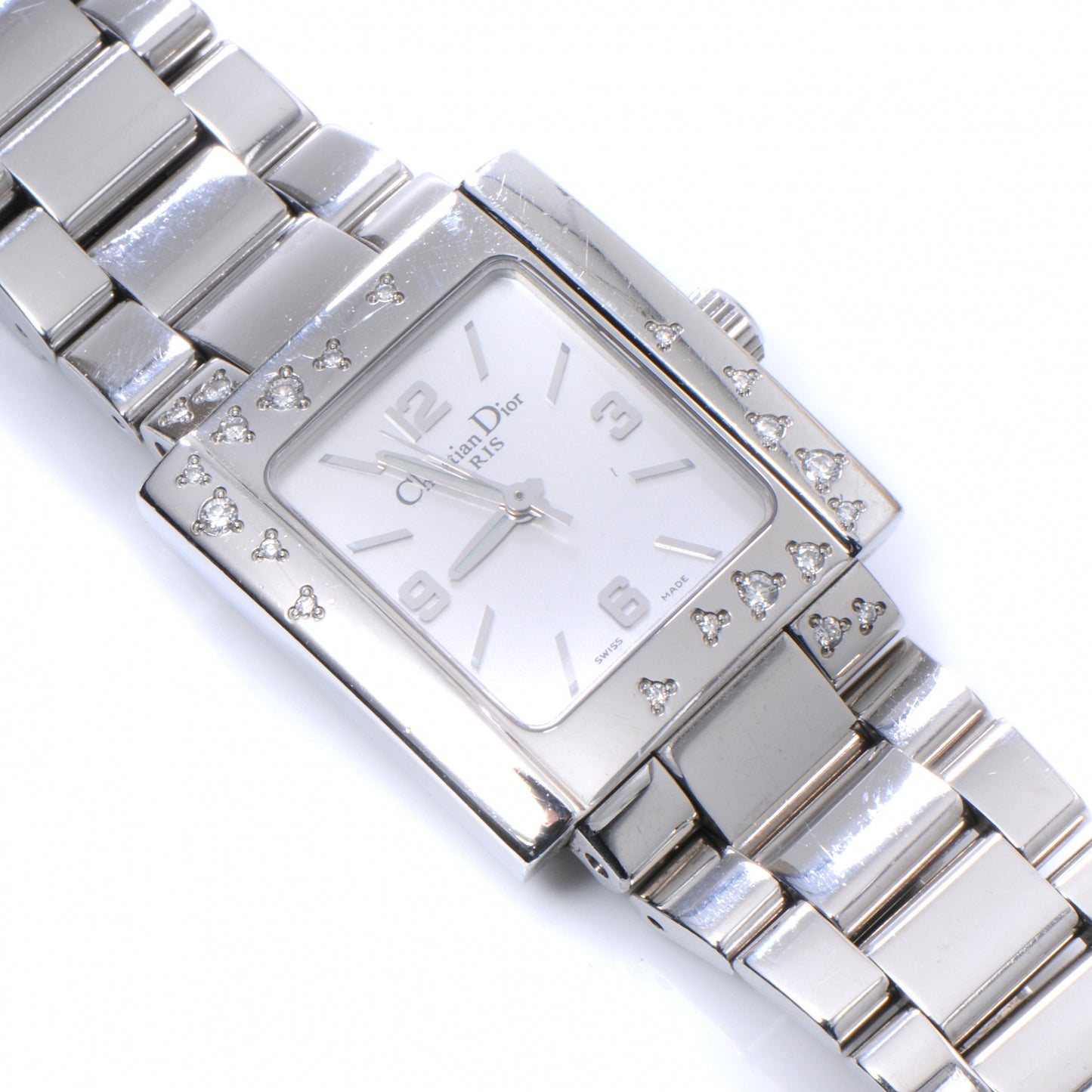 Stainless Steel Diamond 24mm Riva Quartz Watch