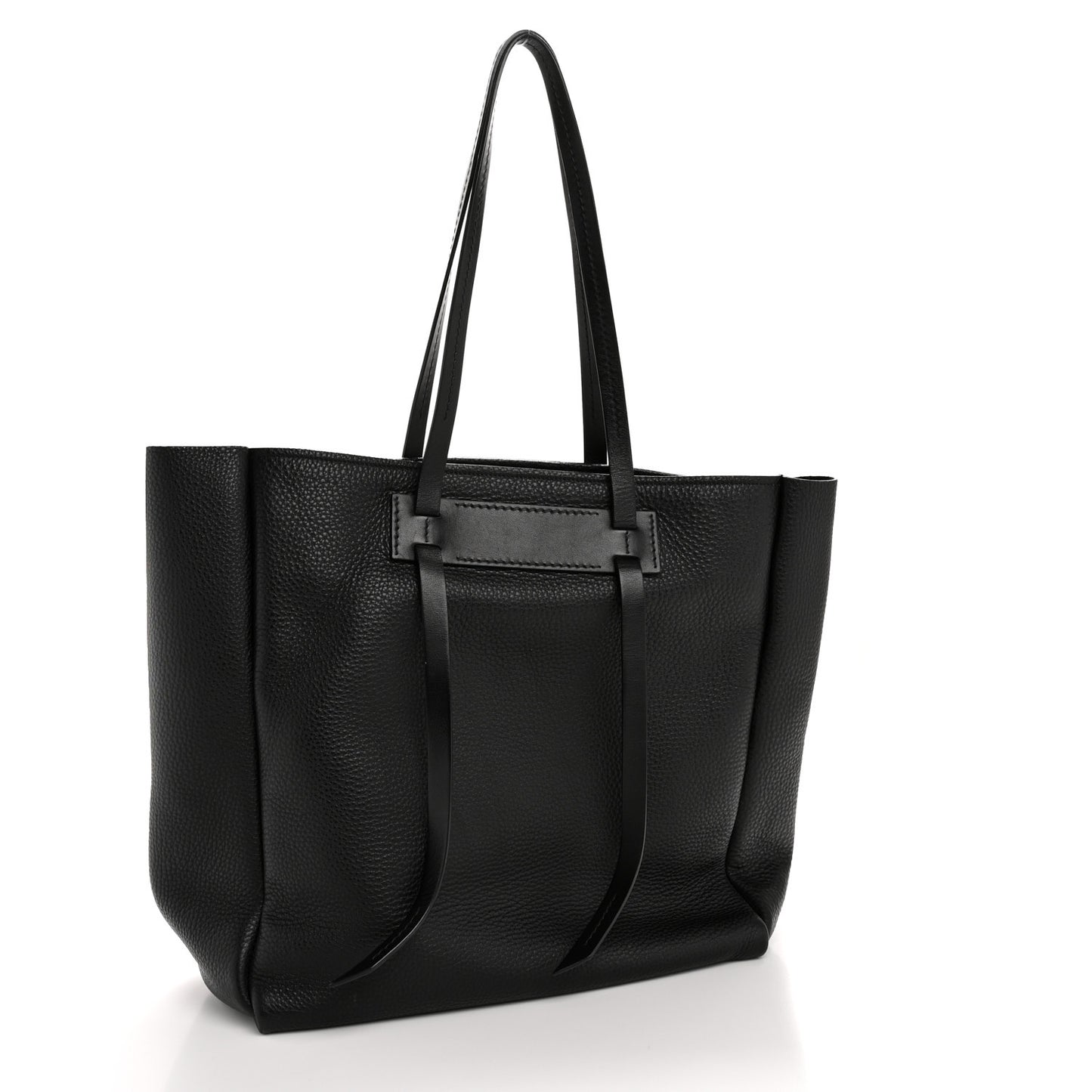 Vitello Daino Tote Black