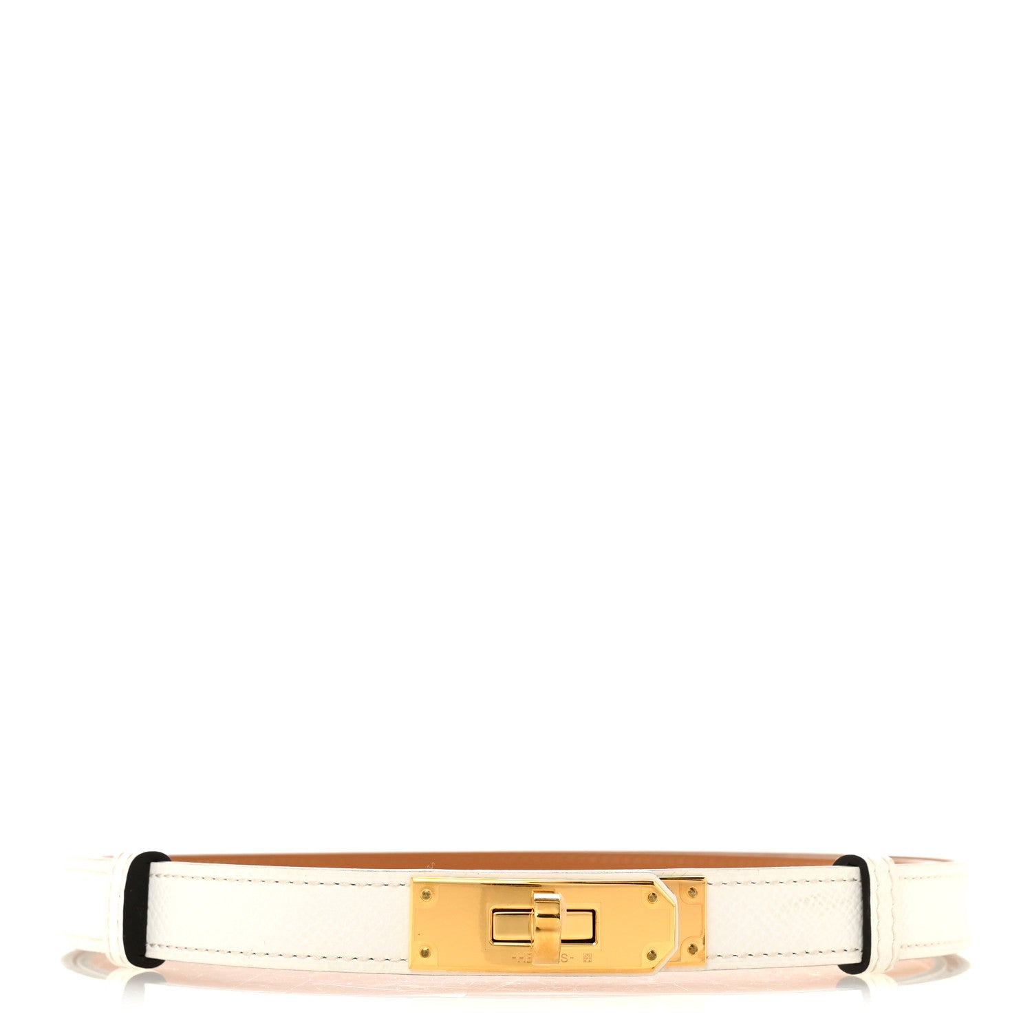 Hermes Epsom Kelly Belt White 1 of 3