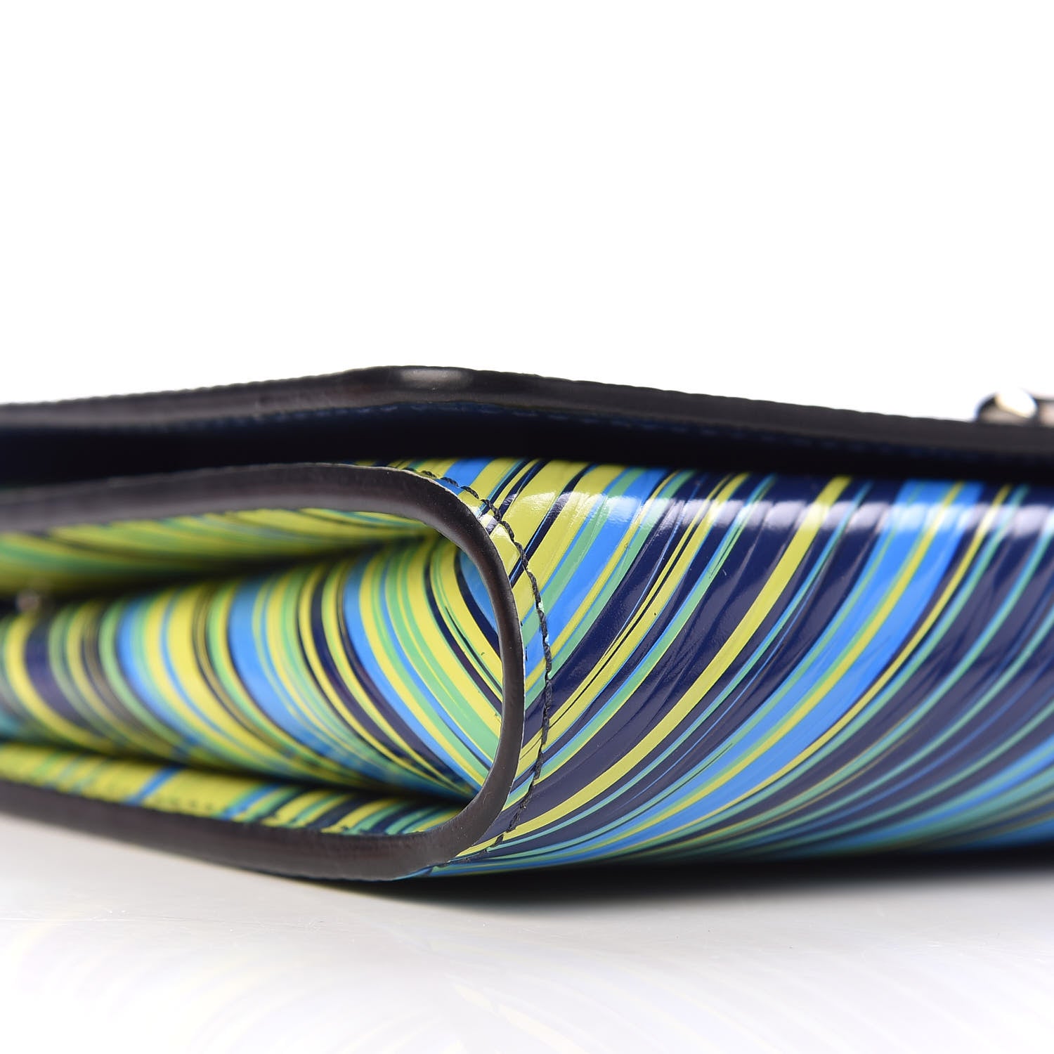 Louis Vuitton Epi Tropical Printed Twist Chain Wallet Vert Rouge 6 of 11