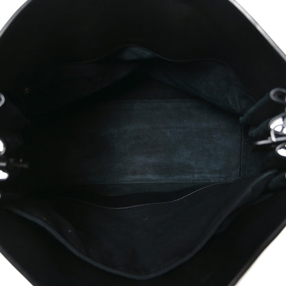 Saint Laurent Textured Patent Large Souple Sac De Jour Black 5 of 11