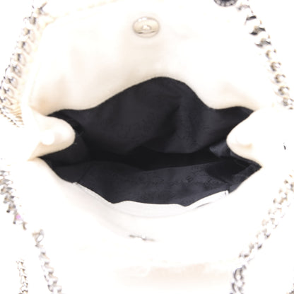 Stella McCartney Eco Fur Mini Falabella Tote Ivory 4 of 11