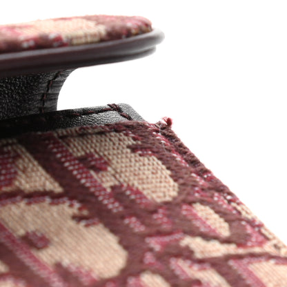 Christian Dior Oblique Saddle Card Holder Bordeaux 8 of 8