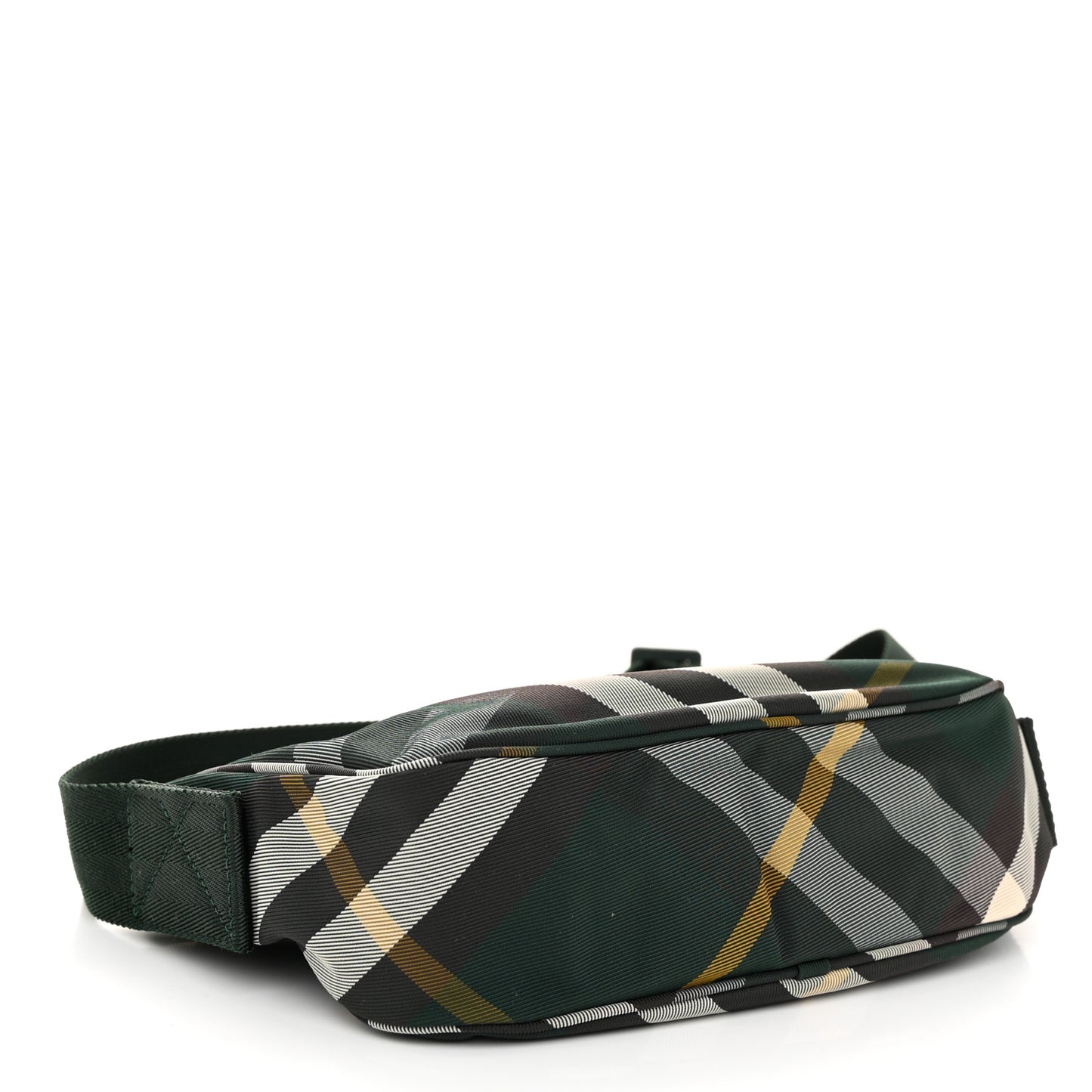 Nylon Shield Check Crossbody Bag Ivy