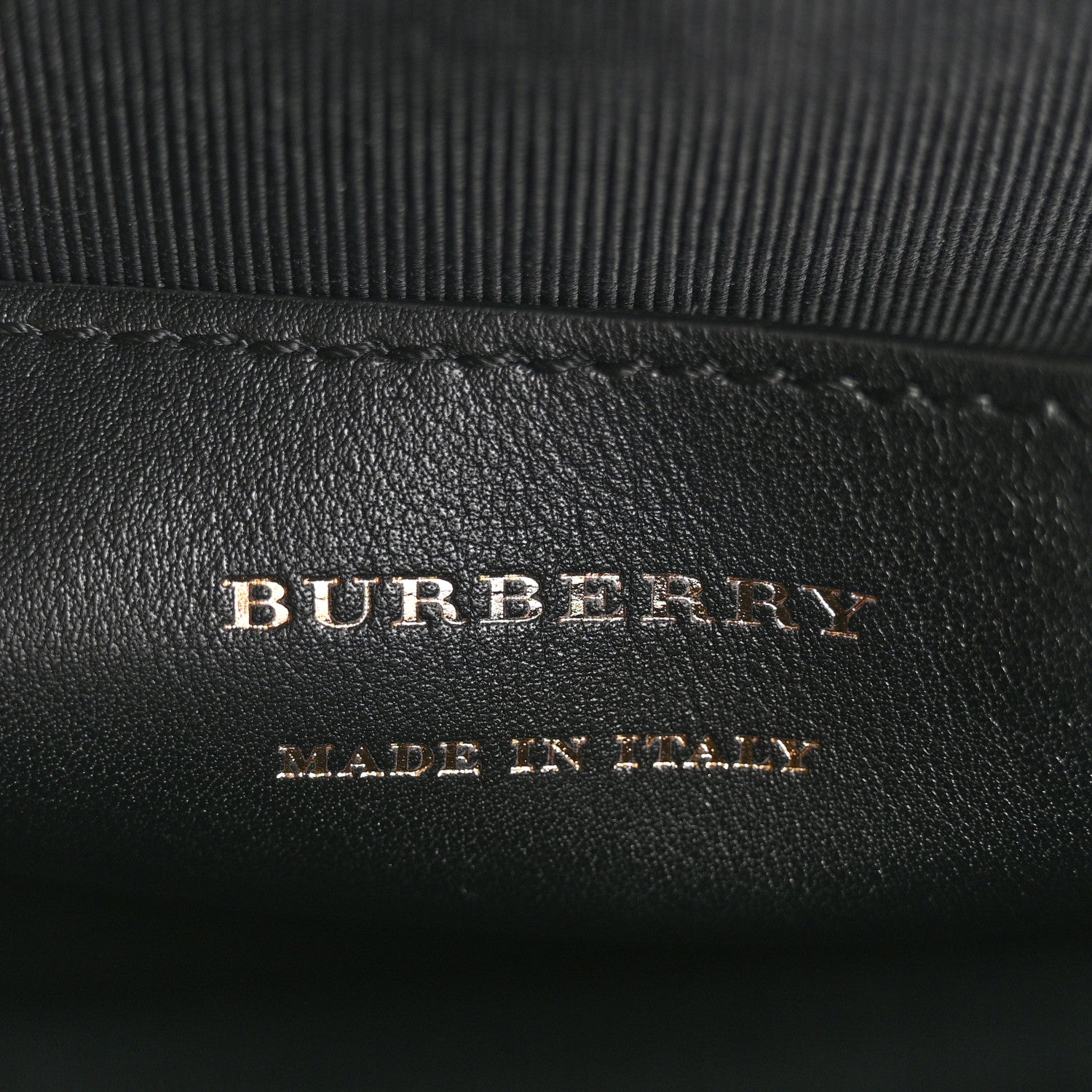 Burberry Smooth Calfskin 1983 Knight Check Link Bum Bag Black 6 of 10