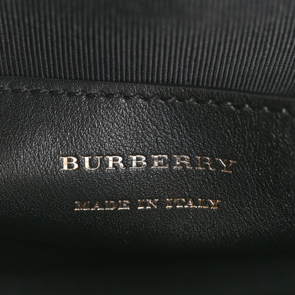 Burberry Smooth Calfskin 1983 Knight Check Link Bum Bag Black 6 of 10