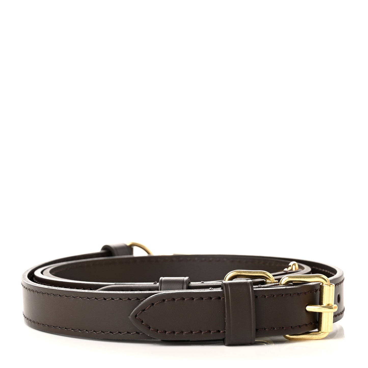 Calfskin Adjustable Speedy Bandouliere Shoulder Strap Brown