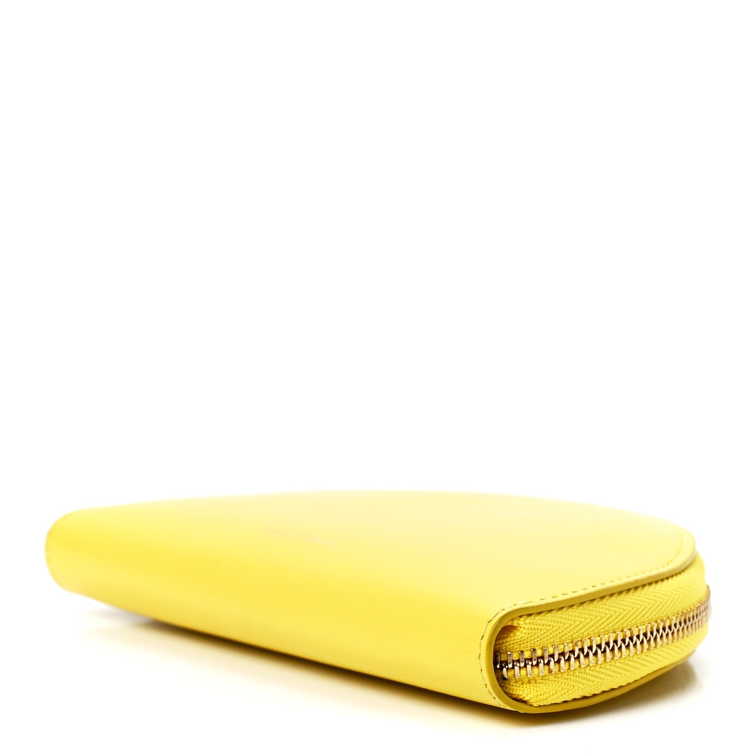 Mansur Gavriel Calfskin Half Moon Clutch Yellow 8 of 11