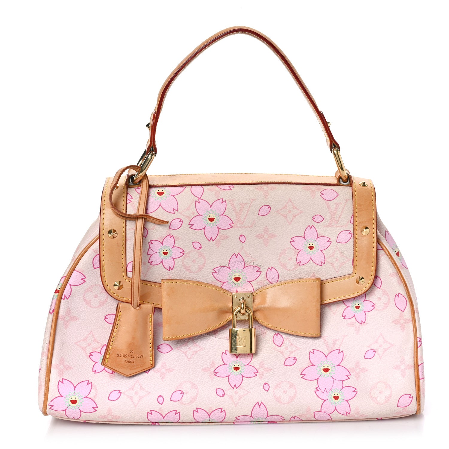 Louis Vuitton Monogram Cherry Blossom Sac Retro Pink 1 of 10