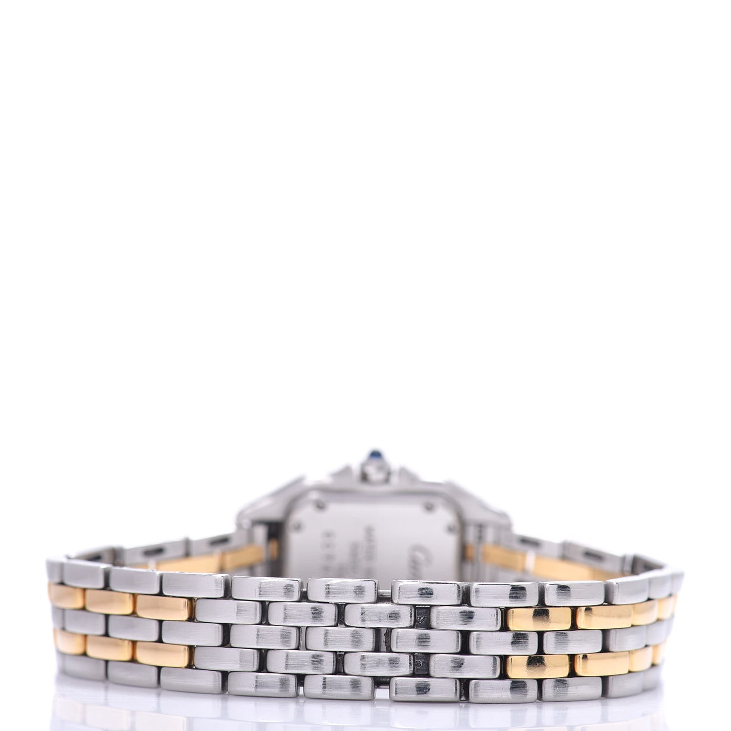 Stainless Steel 18K Yellow Gold 22mm Panthere Quartz Watch